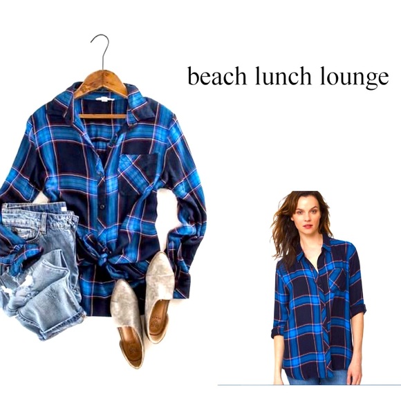 beachlunchlounge Tops - $6 CLEARANCE SEE DETAILS CHARLEY Plaid Button Down